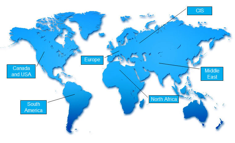 our distribution network